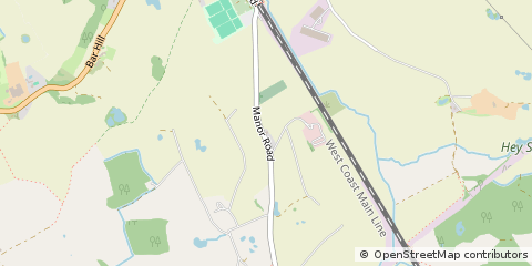 Map of Crewe, Cheshire