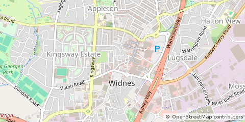 Map of Widnes