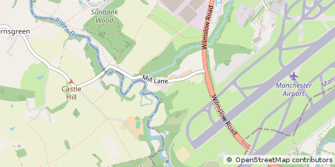 Map of Altrincham
