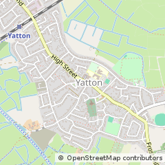 Map of Yatton, North Somerset