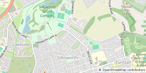 Map of Sunderland