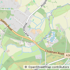 Map of Chobham