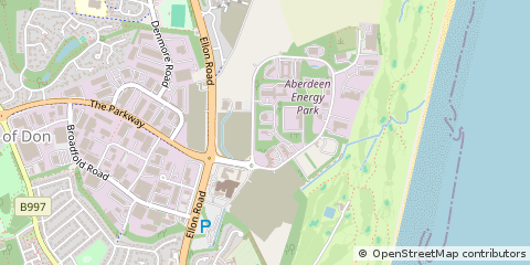 Map of Aberdeen, Aberdeenshire