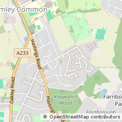 Map of Bromley, Kent