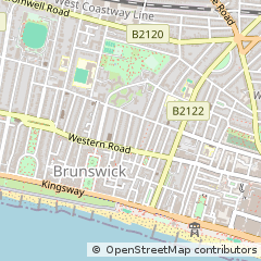 Map of Hove, East Sussex