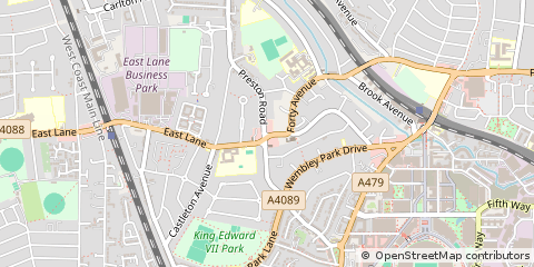 Map of Wembley