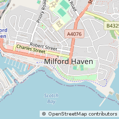 Map of Milford Haven