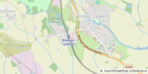 Map of Somerset