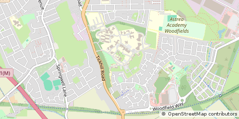Map of Doncaster, South Yorkshire