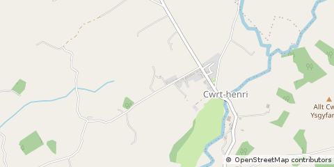 Map of Carmarthen