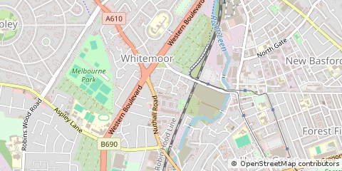 Map of Nottingham