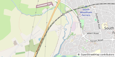 Map of Battlesbridge, Essex