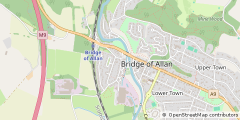 Map of Stirling, Stirlingshire