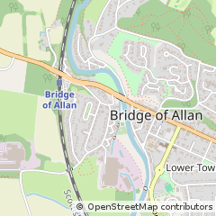Map of Stirling, Stirlingshire