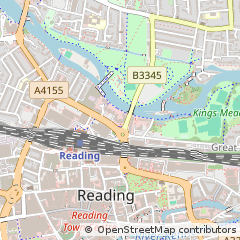 Map of Reading, Berkshire