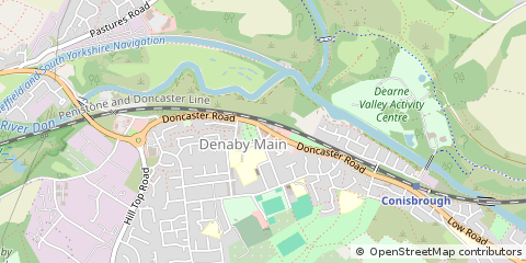 Map of NR Doncaster, Yorks