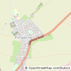 Map of Blandford Forum, Dorset