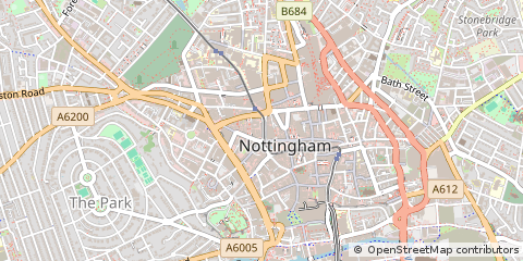 Map of Nottingham