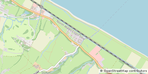 Map of Holywell, Flintshire