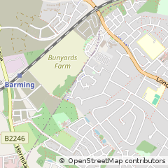 Map of Maidstone, Kent
