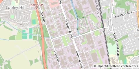 Map of Gateshead, Tyne and Wear