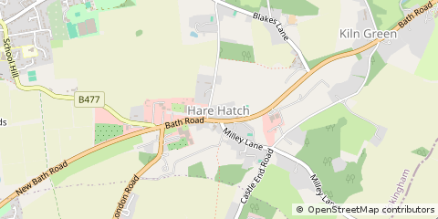 Map of Reading, Berkshire