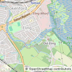Map of Southampton, Hampshire