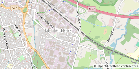 Map of Fareham