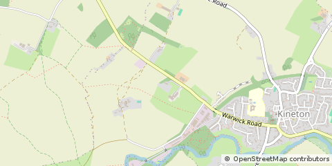 Map of Warwick, Warwickshire
