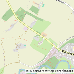 Map of Warwick, Warwickshire