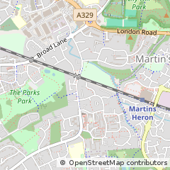 Map of Bracknell, Berkshire