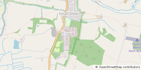 Map of Henfield, East Sussex