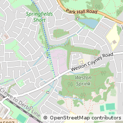 Map of Stoke-on-Trent, Staffordshire