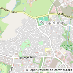Map of Cardiff