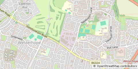 Map of Newcastle Upon Tyne