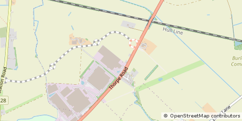 Map of Goole, East Yorkshire