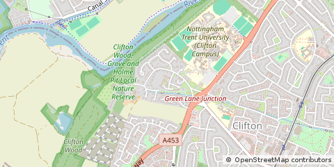 Map of Nottingham