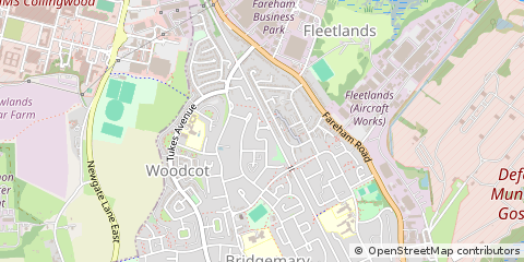 Map of Gosport, Hampshire