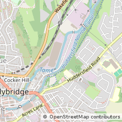 Map of Stalybridge, Cheshire