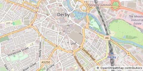Map of Derby