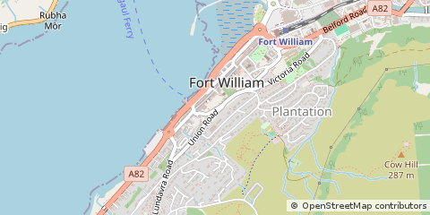 Map of Fort William