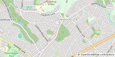 Map of Leeds