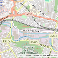 Map of Ashton-Under-Lyne, Lancashire