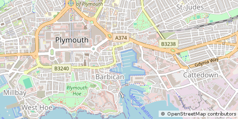 Map of Plymouth