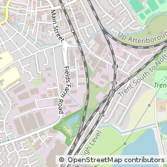 Map of Long Eaton, Nottingham