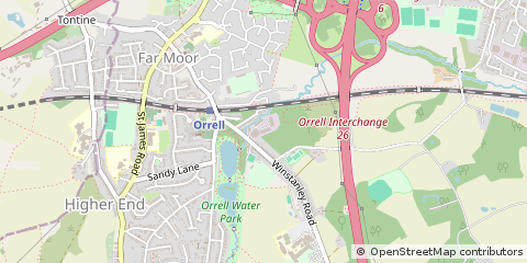 Map of Wigan