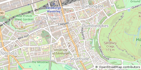 Map of Edinburgh