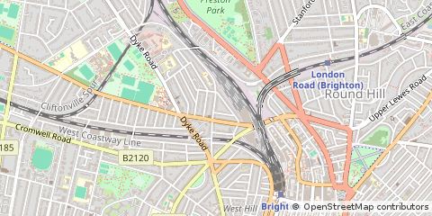 Map of Brighton