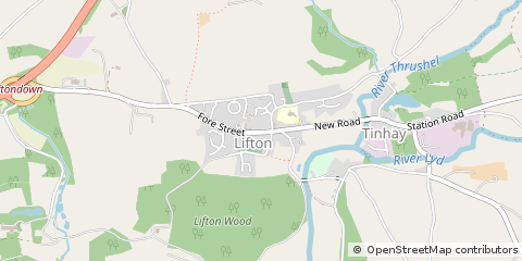Map of Devon