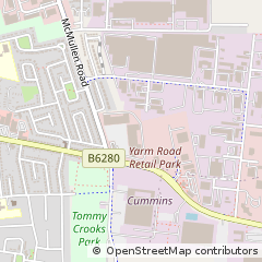Map of Darlington, Durham